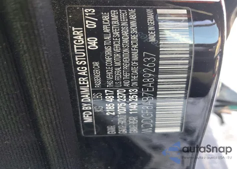 2014 Mercedes-Benz C 300 4Matic z USA, uszkodzony, nr VIN WDDGF8AB7EA892637